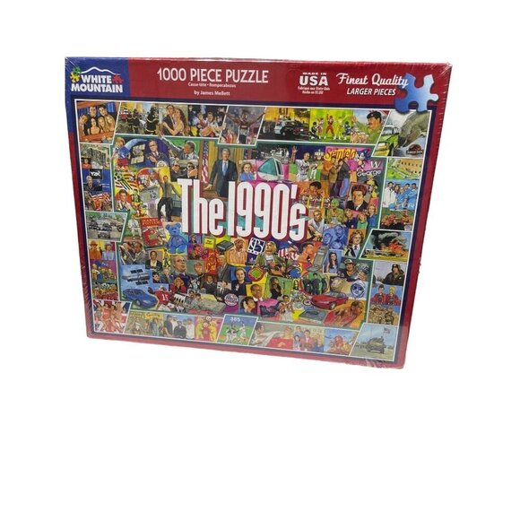 1990s 1000 Piece‎  Puzzle  Made in USA New - Picture 1 of 4